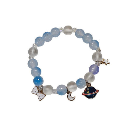 Cute Cartoon Style Beaded Bracelet Kawaii Fashion Student Friendship Jewelry AU - Aimall