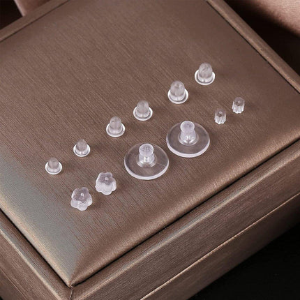600pcs Ear Plug Set Earring Stud Backs Replacement Secure Fit Accessory