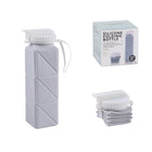 620ml Silicone Folding Water Bottle Food Grade Outdoor Sports Kettle High Temp