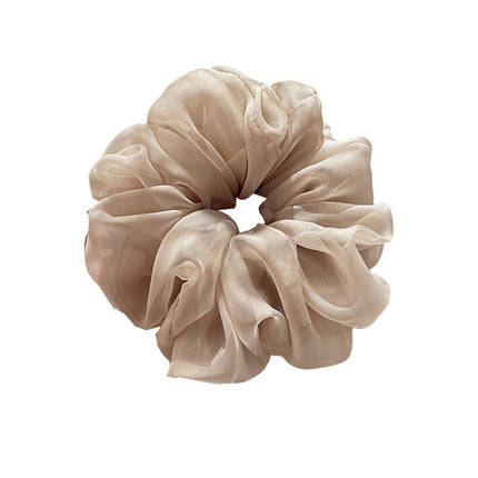 Oversize Large Scrunchies Silk Satin Elastic Hair Hair Bands Rope Tie Ponytail - Aimall