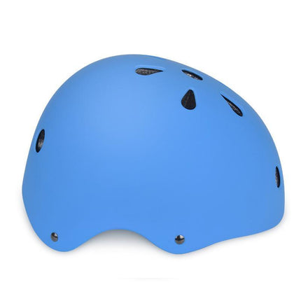 Bike/Skate Helmet 3 Sizes Available Kids Adult Skateboard Professional Safety Black - Aimall