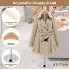 Adjustable Garment Display Rack Clothing Hanger Stand for Retail Shop Display