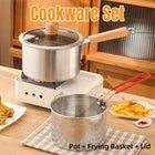 Durable Stainless Steel Small Fryer Household Use Deep Frying Kitchen Appliance