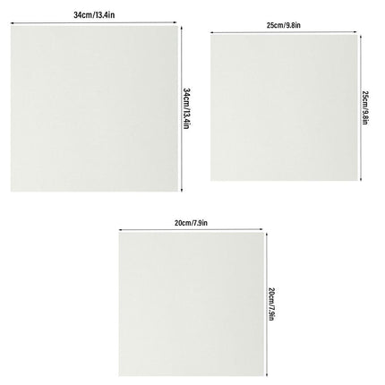 20pcs Square Paper Cake Base Mats for Birthday Wedding Party Dessert Display