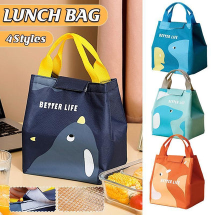 Adults Portable Kid Large Capacity Insulated Lunch Bag Thermal Boxes Picnic Tote - Aimall