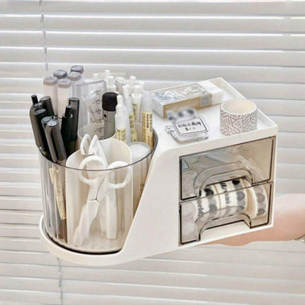 Desktop Storage Rotating Organizer Countertop Shelf Multifunctional Storage Rack