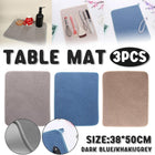 Microfiber Kitchen Drying Mat Absorbent Fast Dry Dish Bowl Cup Drainer Pad