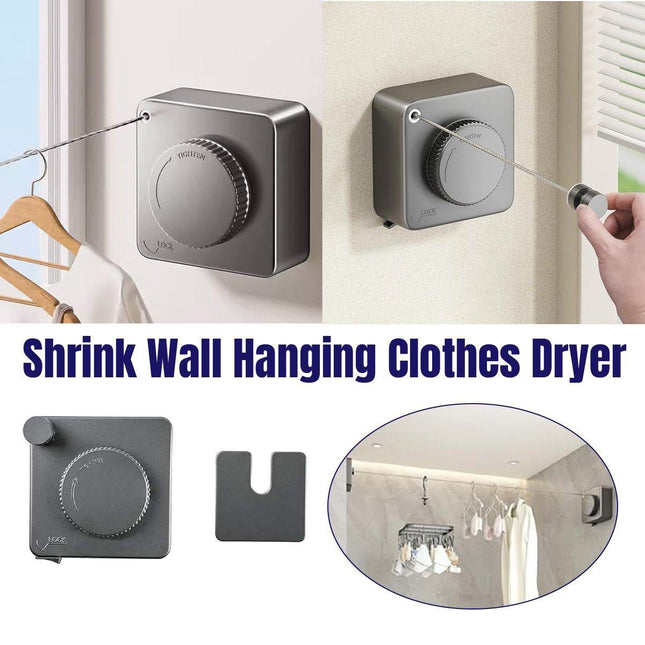 Invisible Wall Mounted Clothesline for Hotel Bathroom Sunbed Laundry Drying Rope