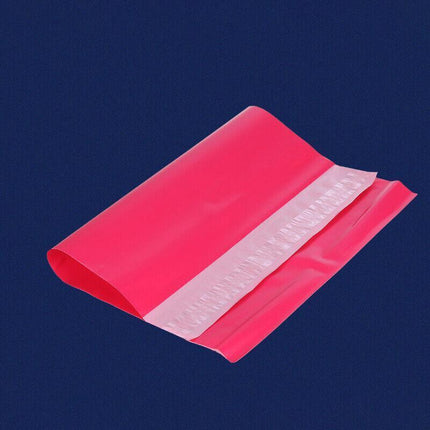 Poly Mailer Bags Mailing Satchel Plastic Courier Self Sealing Packing Rose Red - Aimall