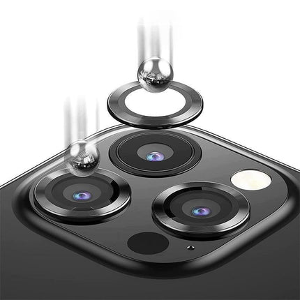 For iPhone 14pro/max Metal Camera Lens Glass Screen Protector - Aimall