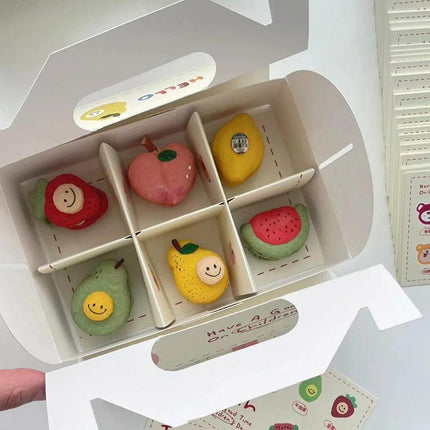 10 Pack Cake Box Set Cardstock Printed Partitioned Interior for Macarons Pastrie