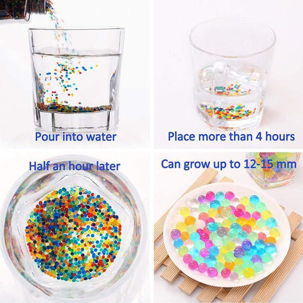 Orbeez Gel Water Balls Crystal Soil Bead WaterBalls Jelly Gel Beads Vase 10-13mm - Aimall