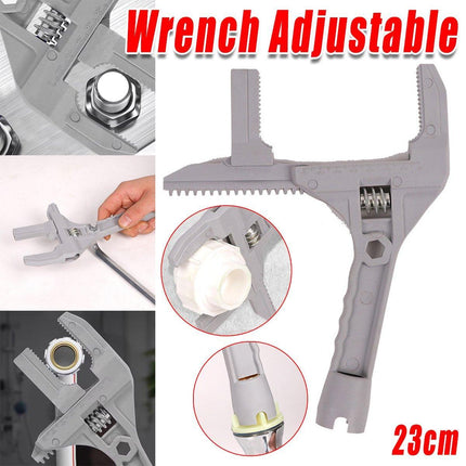 23CM Mini Adjustable Wrench Multi Functional Tool for Sink Bathroom Tubing Tool
