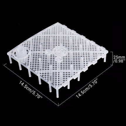 Fish Tank Aquarium Under Gravel Filter System Safe Filtration Plate Board Kit - Aimall