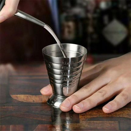 75ml Stainless Steel Bartending Measuring Cup Multifunctional Cocktail Jigger