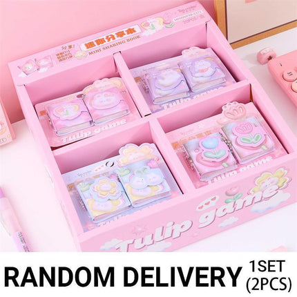 Kids Hand Book Planner Notebook Mini Organizer with Postcards Children Gift Idea RANDOM DELIVERY - Aimall