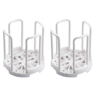 2pcs Kitchen Dish Drying Rack with Drainage Storage Cup Holder Organizer Stand