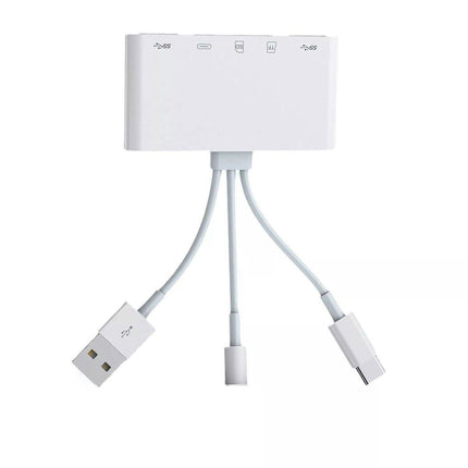 5-in-1 Multi Card Reader USB Adapter for SD Micro SD TF Memory Card Fast Transfer