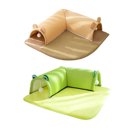 Washable Cat Tunnel Nest Corner Passage Cat House Easy Clean Pet Furniture