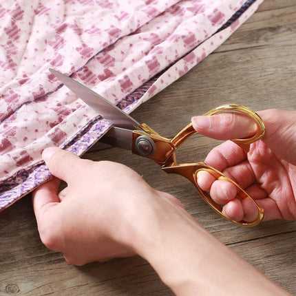 10.5'' Scissors Tailor Dressmaking Sewing Cutting Trimming Fabric Cutting Shear - Aimall