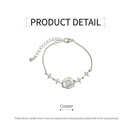 Elegant Celestial Star Charm Bracelet for Women Girls Dainty Fashion Jewelry