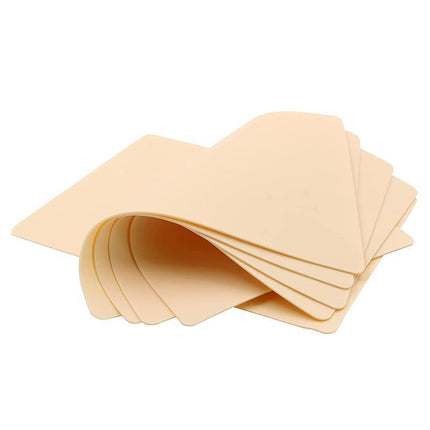 5-100x Tattoo Skin Fake Practice Eyebrow Art Double Sides Silicone For Beginner - Aimall