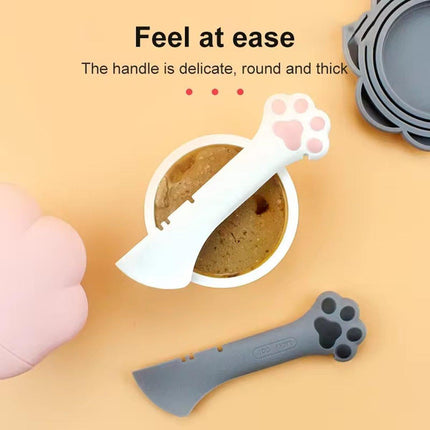 Pet Can Scoop Cat Can Opener for Feeding Multi Functional Cat Food Scooper Tool