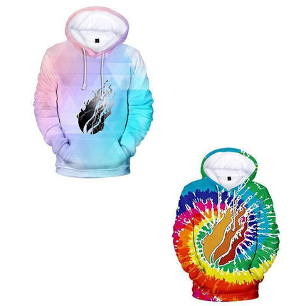 160CM Kids Boys Prestonplayz Flame Hoodie Sweatshirt Jumper Tops Gift 5-10 yrs - Aimall