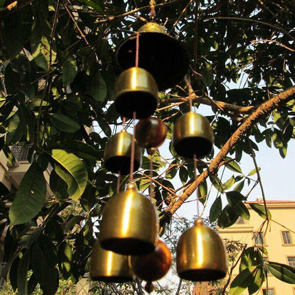 48CM Wind Chimes Large Copper Bells Hanging Garden Yard Home Decor Outdoor New - Aimall