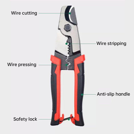 Industrial Cable Cutter for Copper Aluminum Armored Steel Geared Wires Cutters