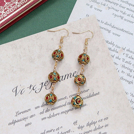 Retro Ethnic Style Earrings Fashion Jewelry for Women Bohemian Accessories