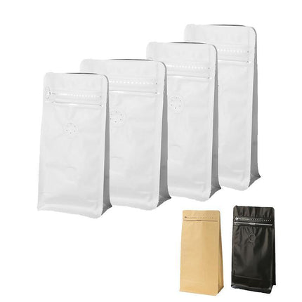 100 x STAND UP POUCHES MYLAR FOIL BAG HEAT SEAL FOOD GRADE ZIP LOCK BAG Black - Aimall
