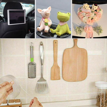 20MM Reusable Double Side Nano Tape Trackless Clear Adhesive Invisible Anti-Slip - Aimall