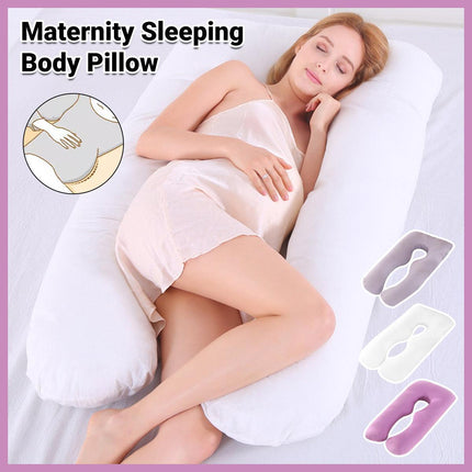 U-shaped All-Cotton Maternity Pillow Multifunctional Lumbar Side Sleep Cushion