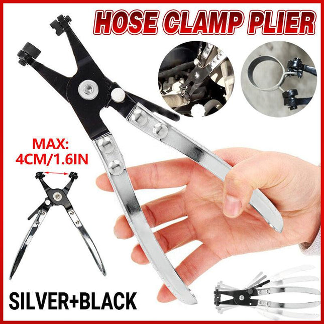 45° Water Pipe Hose Clip Pliers Clamp Swivel Drive Jaw Locking Removal Tool - Aimall