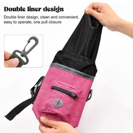 Pet Training Bag Dog Out Portable Snack Bag Dog Walking Bag Garbage Pickup Bag