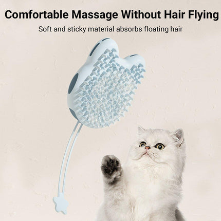 Double Hand Cat Bath Gloves Hair Removal Comb Grooming Floating Hair