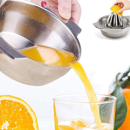 Stainless Steel Fruit Lemon Citrus Orange Juicer /Manual Press Squeezer OZ - Aimall