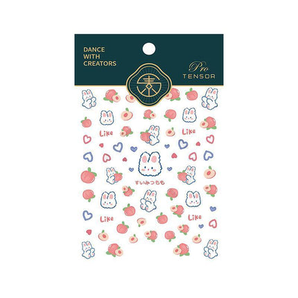 Chinese Style Nail Stickers Flower Decorations DIY Nail Stickers Nails Art - Aimall