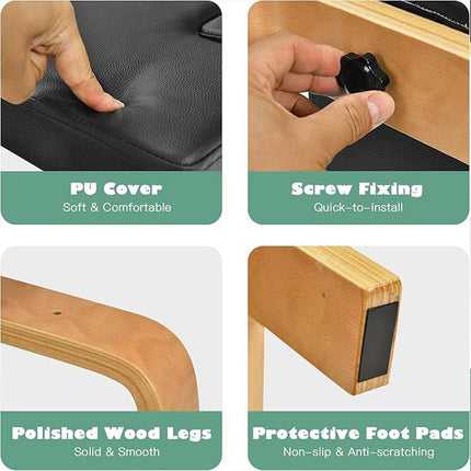 Wooden Yoga Handstand Stool Professional Core Strength Training Home Yoga Chair