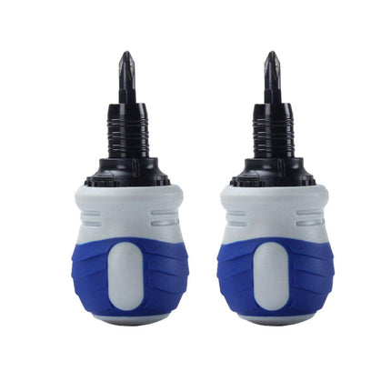 2PCS Turnip Head Cross Phillips Screwdriver Groove Repair Tool Durable Hand Tool