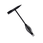 Welding Chipping Hammer Spring Handle Hold Heart Cleaning Harden DIY Metal Black