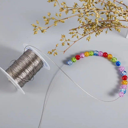100M 0.2-0.8mm 304 Stainless Steel Single Soft Steel Wire DIY Rustproof Durable