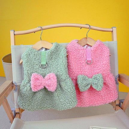 Spring Fall Pet Dog Clothes Cotton Skirt Puppy Dress for Small Medium Large Dogs