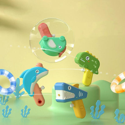 Kids Dinosaur Water Gun Cute Outdoor Summer Beach Pool Squirt Pistol Toy Fun - Aimall