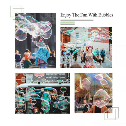 Double Pole Bubble Rope for Giant Bubble Show Outdoor Party Fun Activity