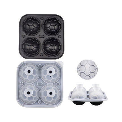 Silicone Ice Cube Mold Large Ice Ball Maker with Lid for Cocktails and Drinks
