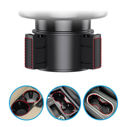 2 in 1 Car Phone Holder and Cup Holder Drink Organiser Water Bottle Holder