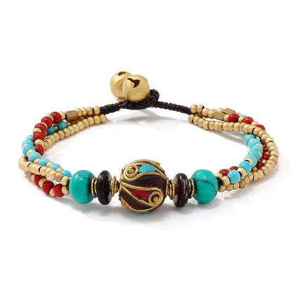 Vintage Ethnic Style Bracelet for Women Simple Weaving String Fashion Jewellery