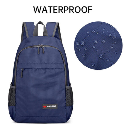 Waterproof Folding Backpack Lightweight Outdoor Leisure Bag Large Capacity
